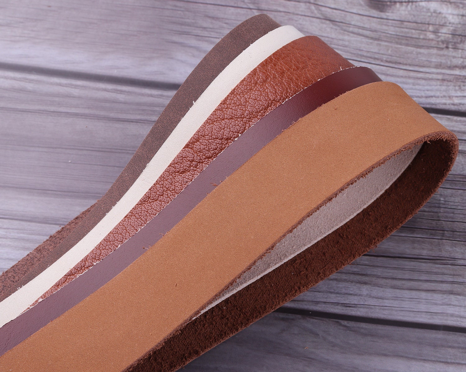 Sepici Leather Strap Natural 1/2" Inch To 4" Wide, 60-70 Inches Long (Heavy Weight) (2") : Buy Online At Best Price In KSA - Souq Is Now