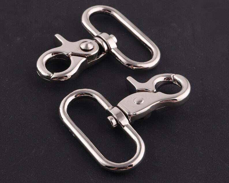 32 mm Swivel lobster clasp claw,Swivel Hook Keychain,swivel clasp lanyard clips snap hook lobster clips push gate hook for bag leather craft