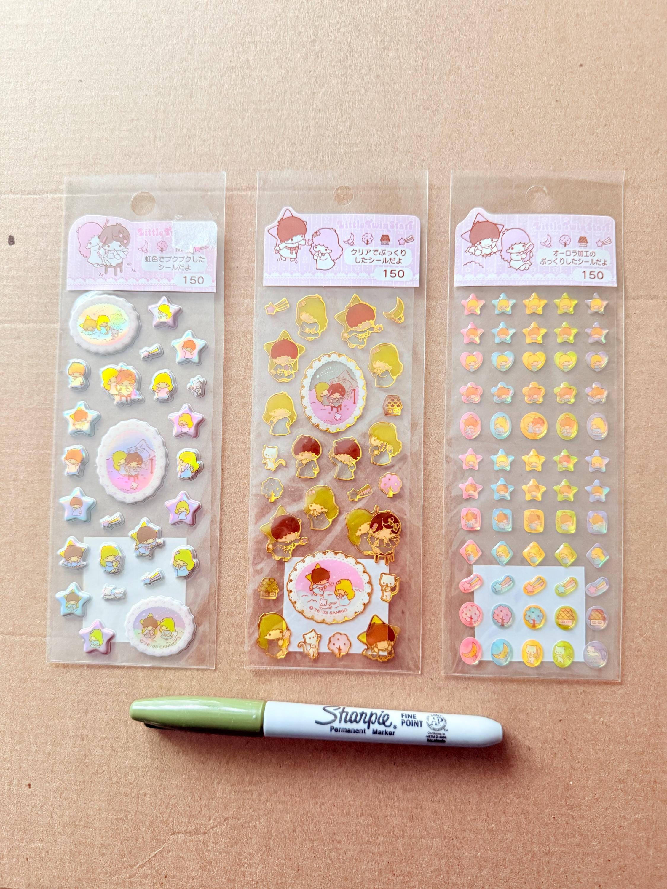 Lala Sticker Label Sanrio Kiki Lala LTS Little Twin Stars Stickers You Choose Holographic ...