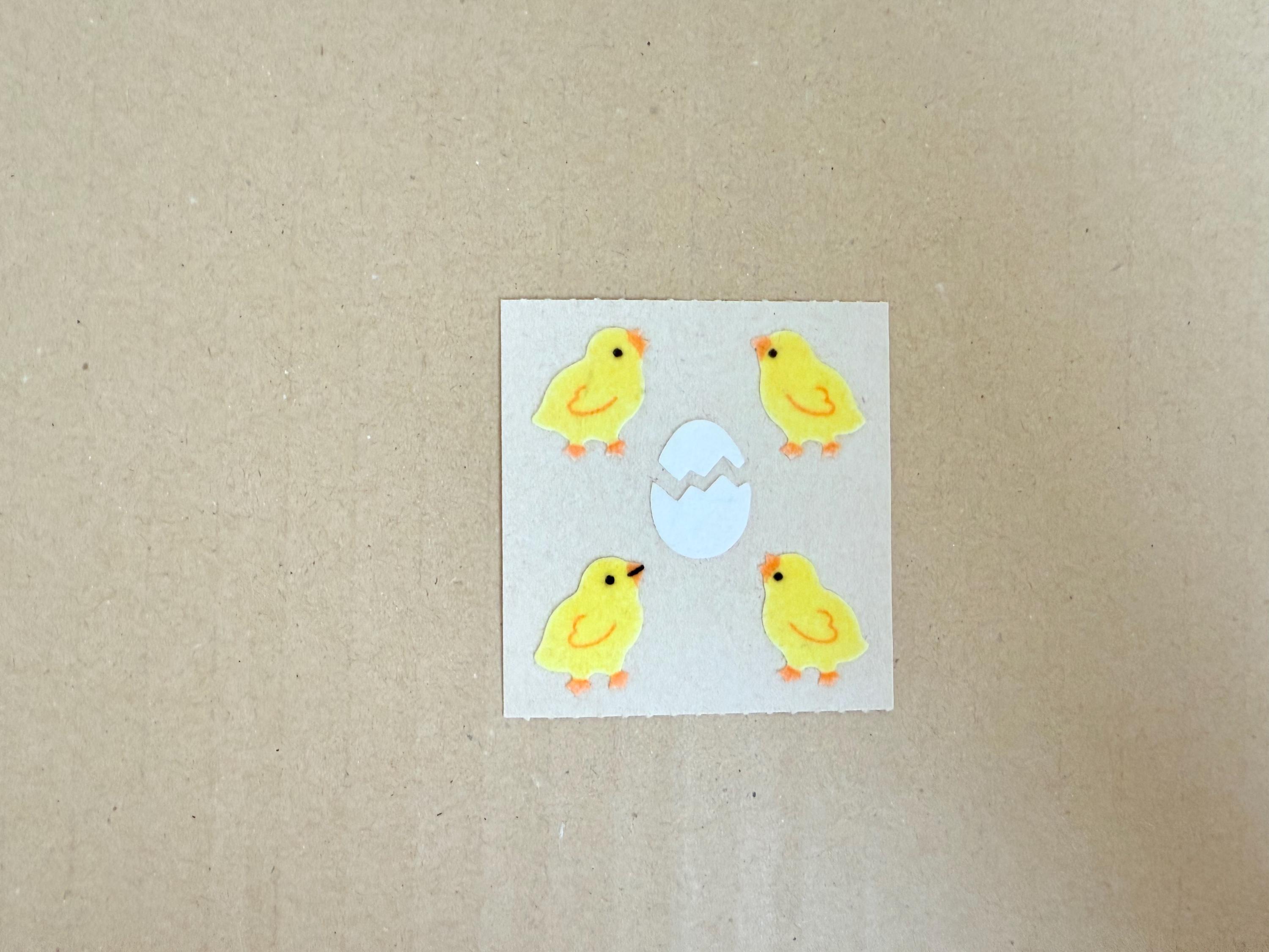 ヴィンテージ サンディライオン ブラウンバック チックス ステッカー