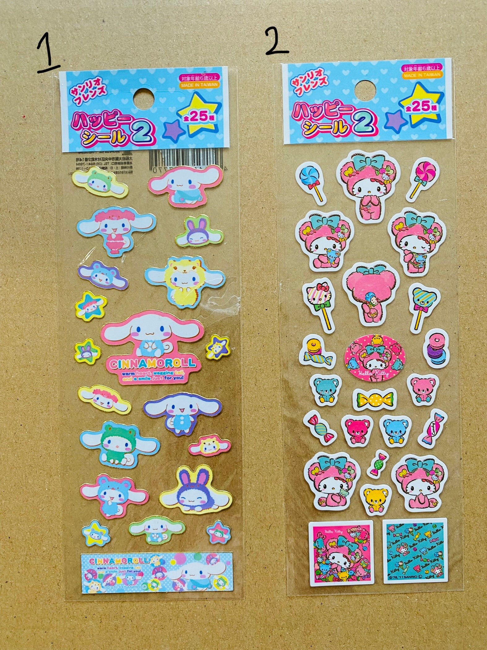 Sanrio Sticker Sheet - Cinnamoroll 4964694406967