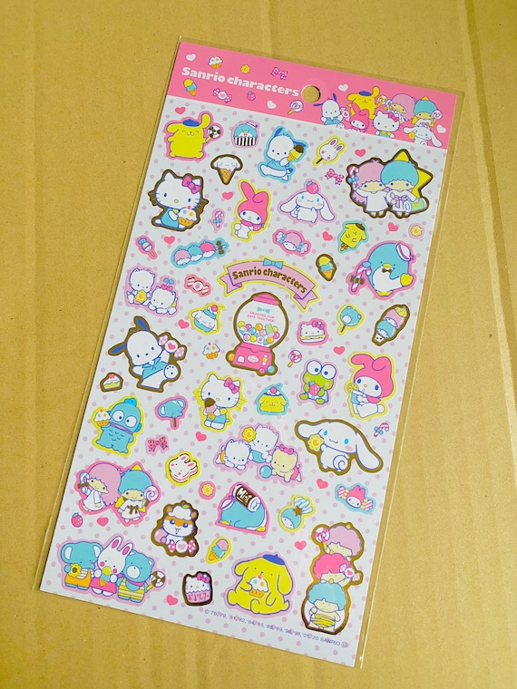 Sanrio Characters 100-Piece Glitter Sticker Sheet