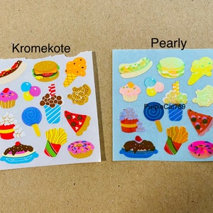 Muy raros* Mini postres vintage Sandylion nacarados y kromekote