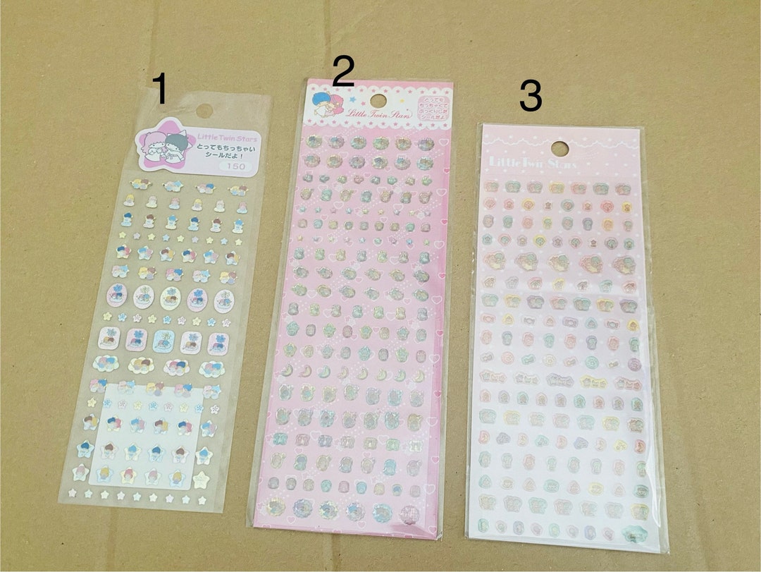 Lala Sticker Label Sanrio Little Twin Stars LTS Kiki Lala Variety of Sticker Sheets - Your ...