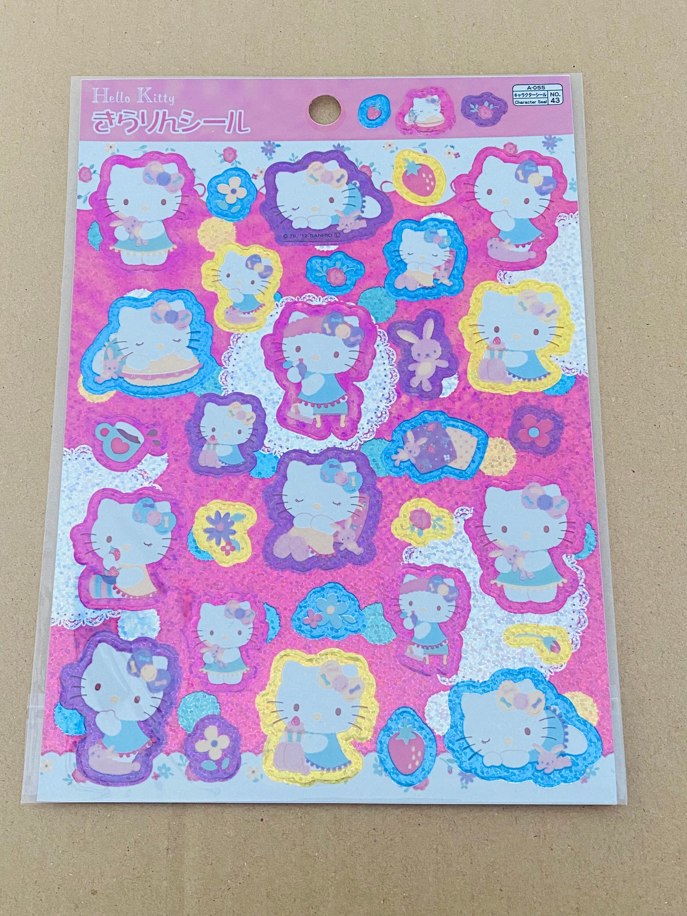 Sanrio Hello Kitty Sticker Sheets Kawaii Cute Collectible - Etsy