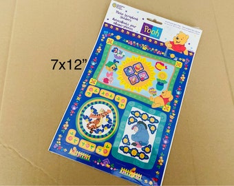 Vintage Sandylion Winnie the Pooh Scrapbook Stickers