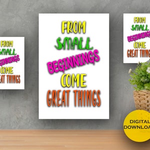 Citazioni per l&#39;aula, stampe poster digitali. -DOWNLOAD INSTANT- 8x10 e 24x36.