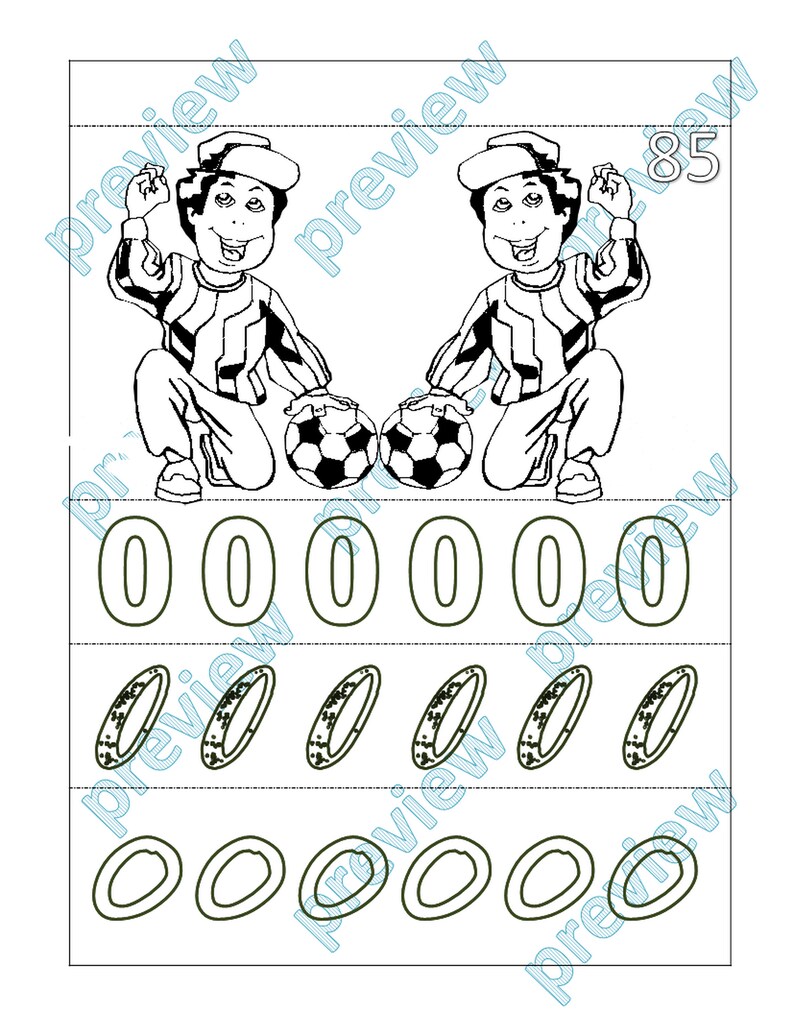 Soccer coloring book for kids 58 coloring pages Digital | Etsy