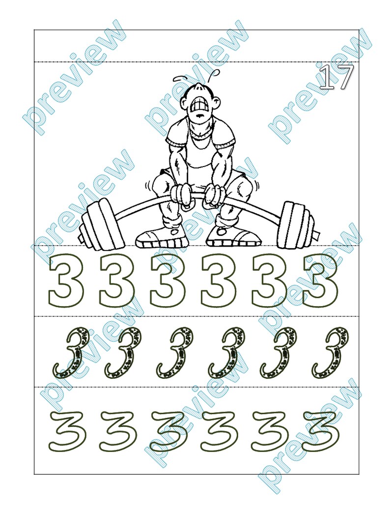 Bodybuilding coloring book for kids 58 coloring pages Etsy