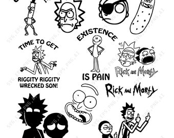 Free Free 107 Rick And Morty Layered Svg SVG PNG EPS DXF File