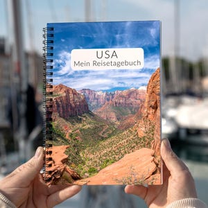 USA Reisetagebuch | perfektes Geschenk für USA Westküste mit viel Abwechslung | Tagebuch Reisebuch für 3 Wochen | DIN A5 | Grand Canyon