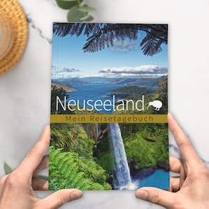 New Zealand travel diary to write yourself | interactive with exciting tasks, great photos, and lots of variety - gift idea | Calmondo