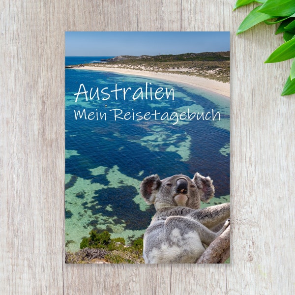 Reisetagebuch Australien zum Selberschreiben | Tagebuch mit viel Abwechslung und tollen Fotos | gestalte deinen pers. Reiseführer | Calmondo