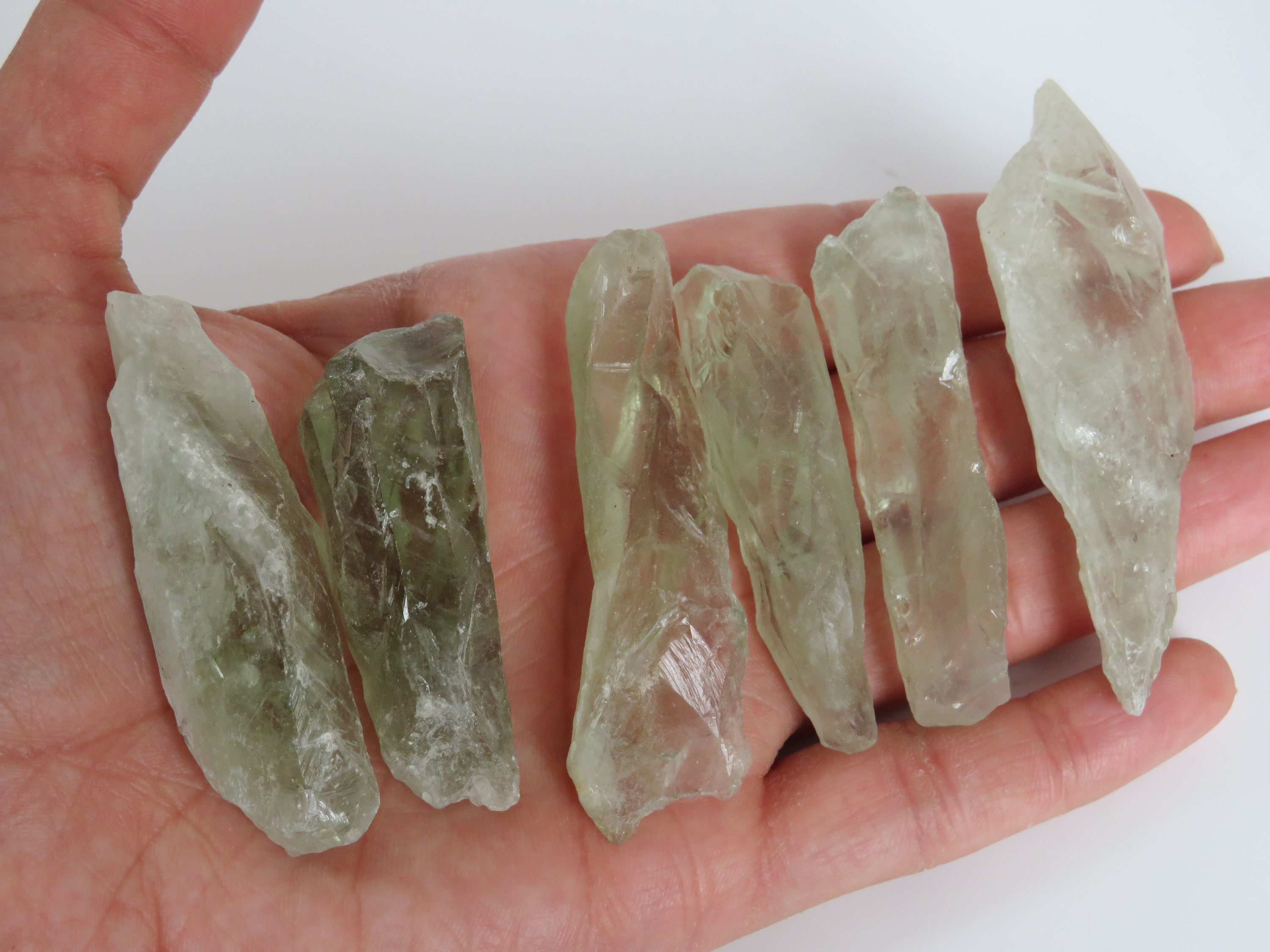 Natural Green Quartz / Prasiolite 100g Etsy