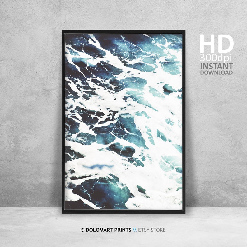 Picture of Modern Beach Wall Art Coastal Wall Decor Scandinavian Art - Etsy