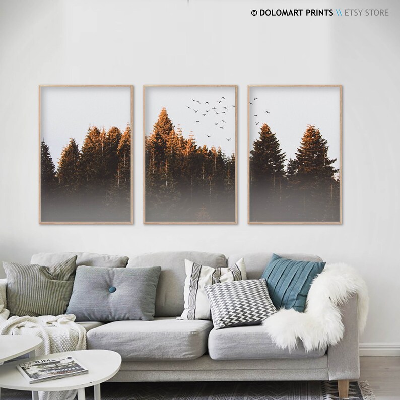 Forest Wall Art Prints Set of Nature Photography Prints - Etsy