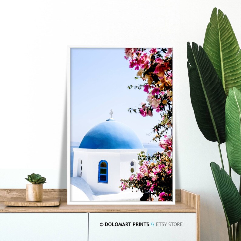 Greece Santorini Prints Gallery Set of 3 Printables Download | Etsy