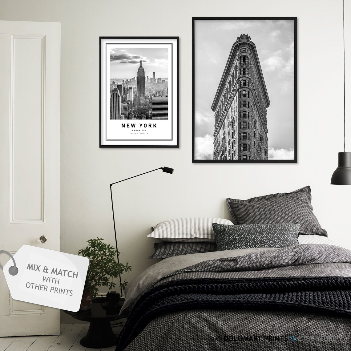 New York Print New York Poster Unique Wallart Decor Empire Etsy France