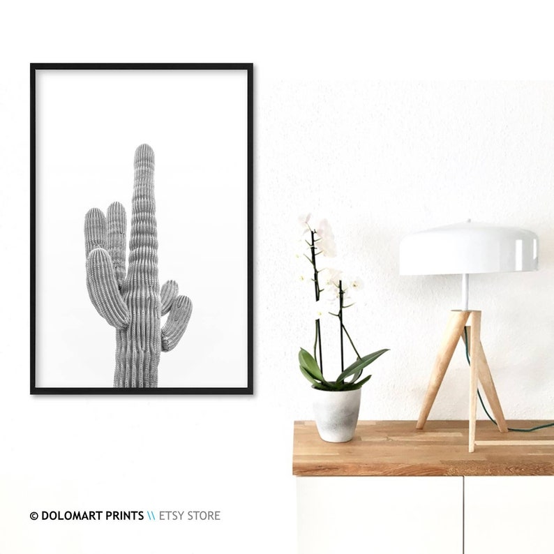 Cactus Wall Art Rustic Printable Wall Art Succulent Print Etsy