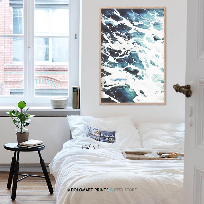 Modern Beach Wall Art Coastal Wall Decor Scandinavian Art - Etsy - Coastal Scandinavian Coastal Wall Decor