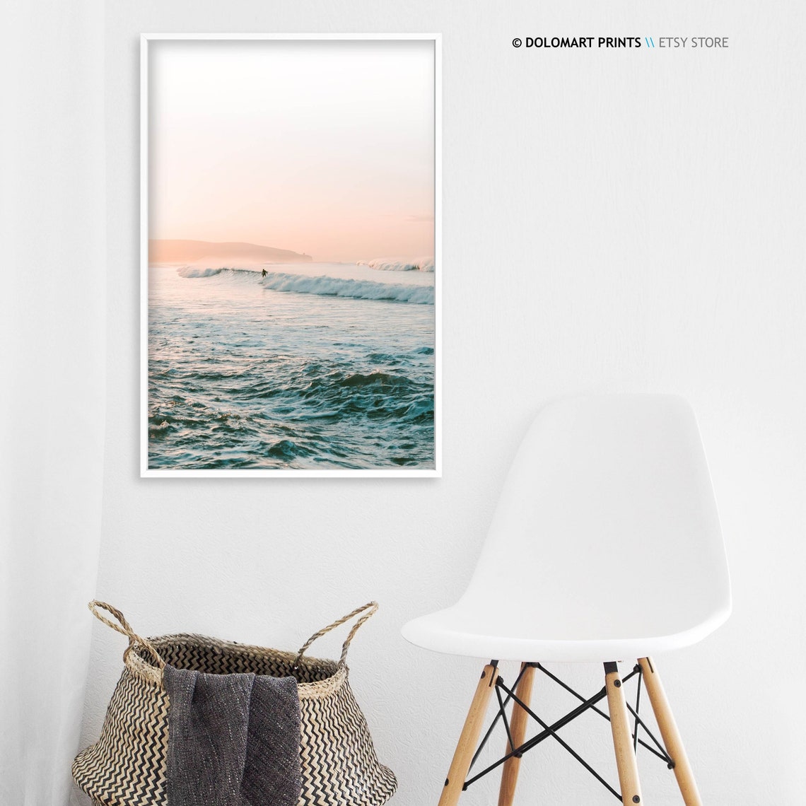 Surf Print Beach Coastal Wall Art Ocean Photography Etsy