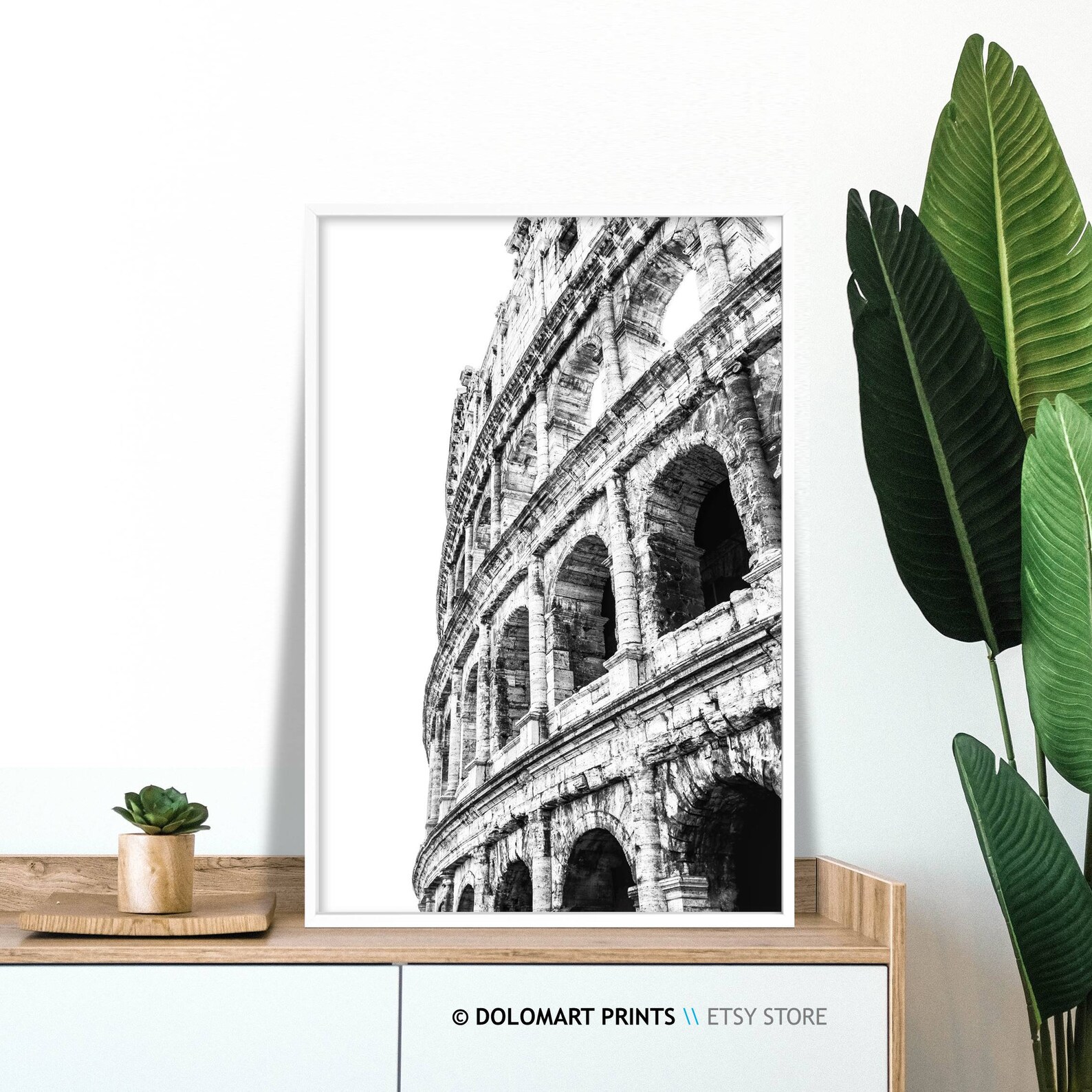 Rome Architecture Prints Gallery, Black and White Photography (set of 3 ...