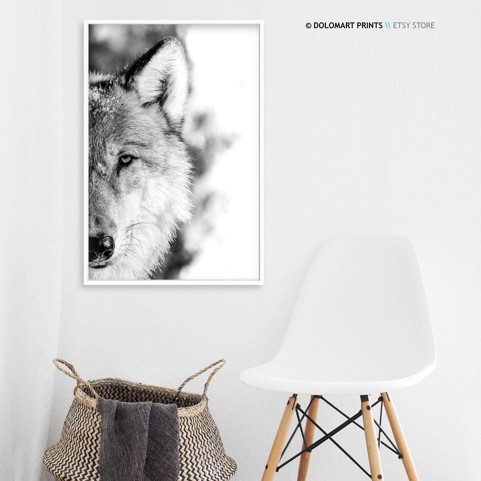 Wild Wolf Art Print main image 1