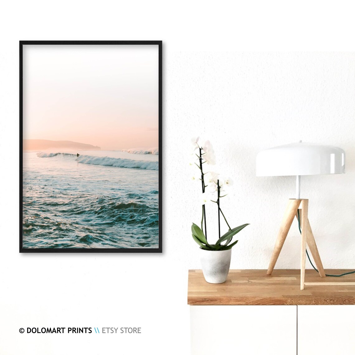 Surf Print Beach Coastal Wall Art Ocean Photography Etsy