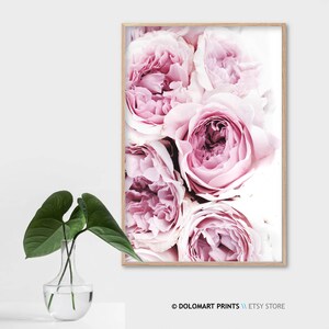 Pink Peonies Floral Photography Print, Minimalist Decor (Digital Download) image 6