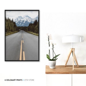 Mountain Road Photography Print, Nordic Landscape Poster (Digital Download) image 8