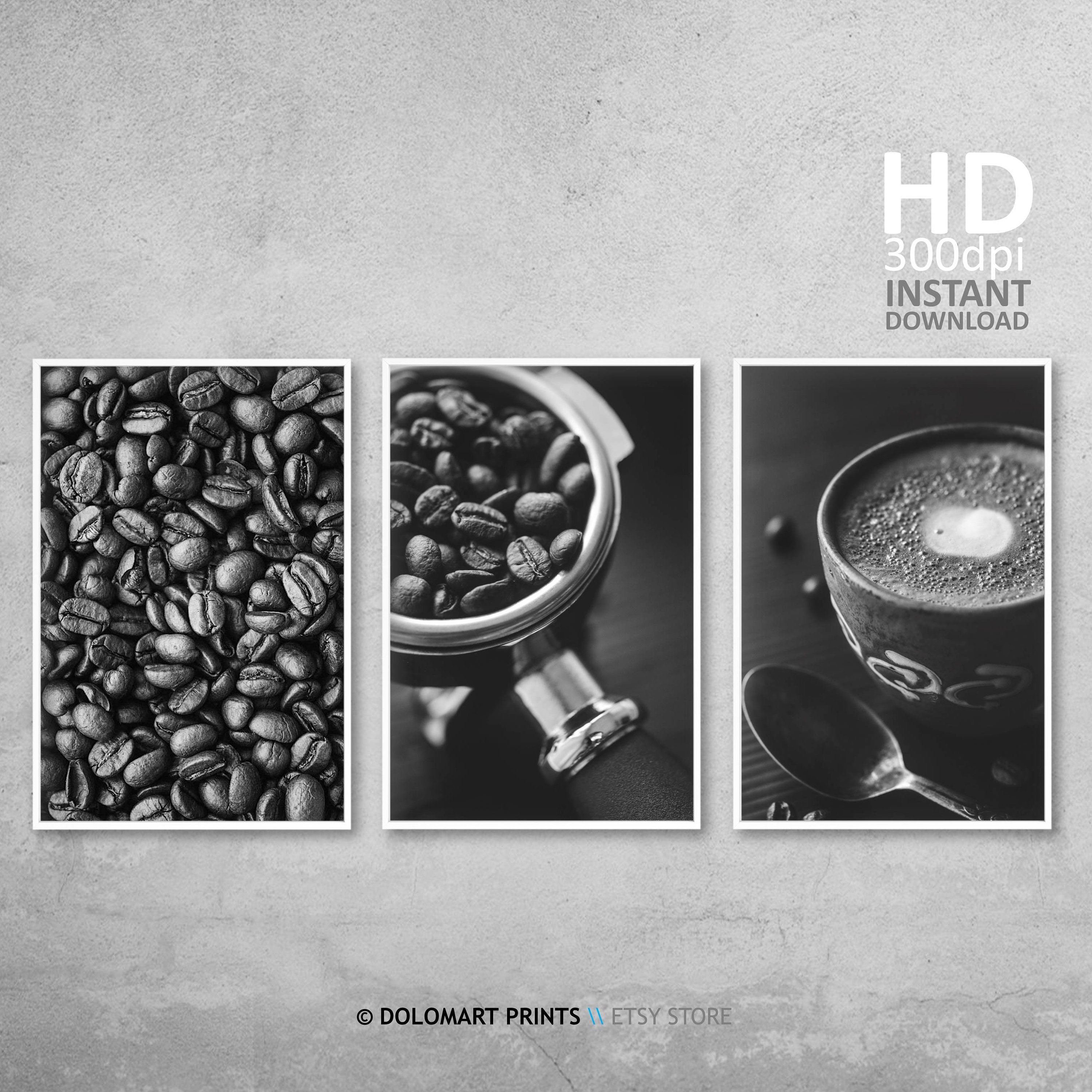 Coffee Wall Art Kitchen Wall Decor Coffe Shop Decor Coffee - Etsy