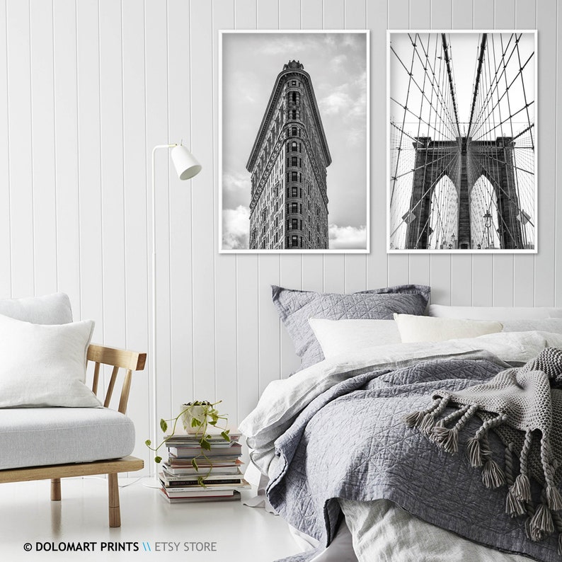 New York Prints New York Black and White Photo Prints Set of Etsy Canada