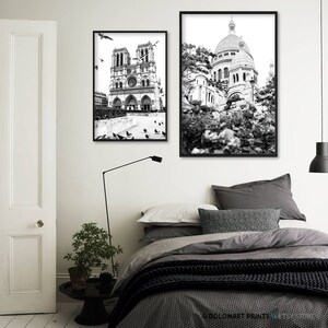 Paris Architecture Prints, Black and White Photography Set (Digital Download) image 4