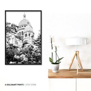 Paris Architecture Prints, Black and White Photography Set (Digital Download) image 8