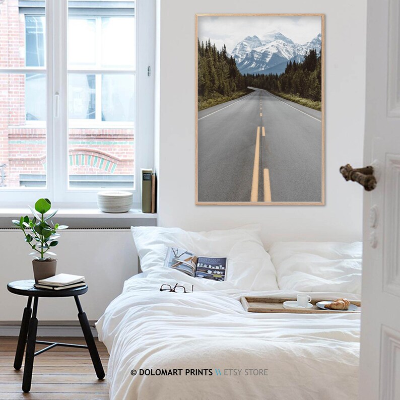 Mountain Road Photography Print, Nordic Landscape Poster (Digital Download) image 7