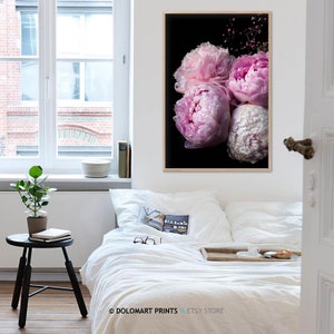 Pink Peonies Art Print, Floral Photography (Digital Download) image 7