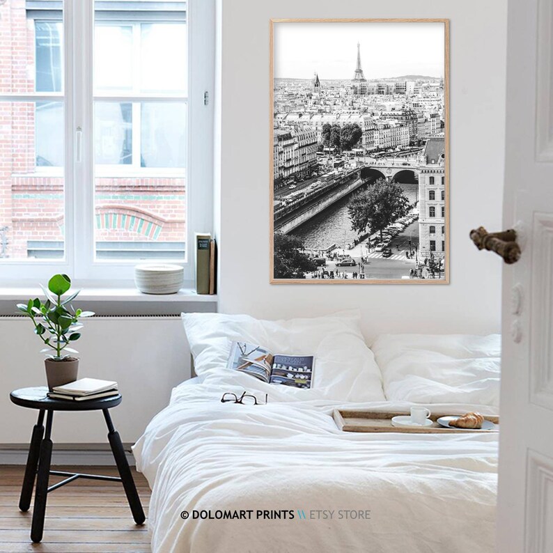 Paris Architecture Prints, Black and White Photography Set (Digital Download) image 7