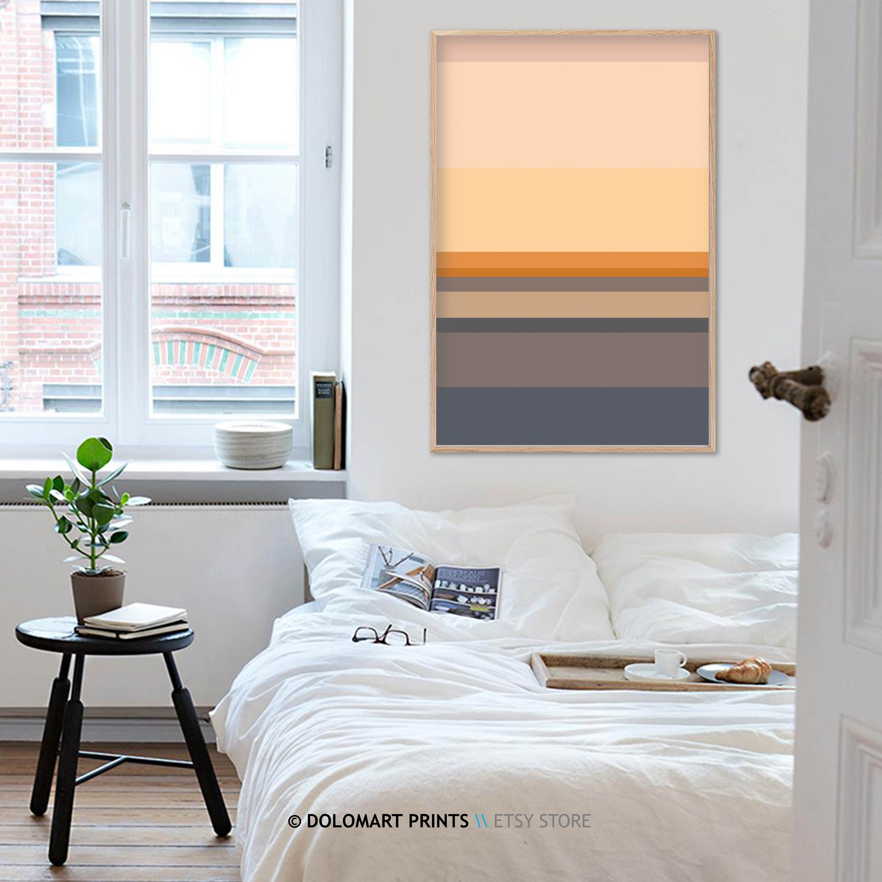 Set of 2 Beach Prints Modern Bedroom Wall Art Set Surf Etsy