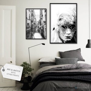 Black & White Venice Grand Canal Canvas Wall Art – Italy Landscape Print – 120cm X 50cm – Ready To Hang