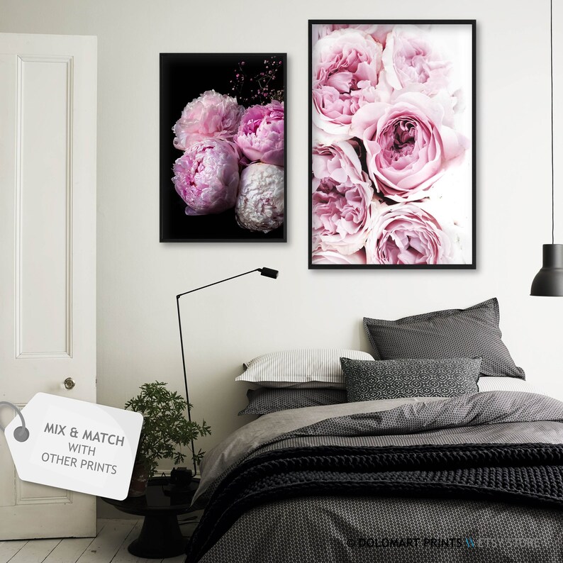Pink Peonies Art Print, Floral Photography (Digital Download) image 5