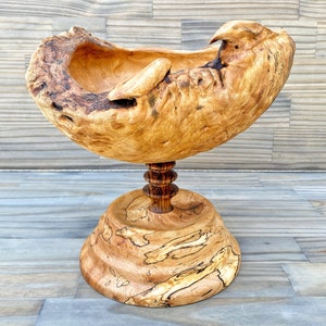 Handcarved Maple Burl Bowl