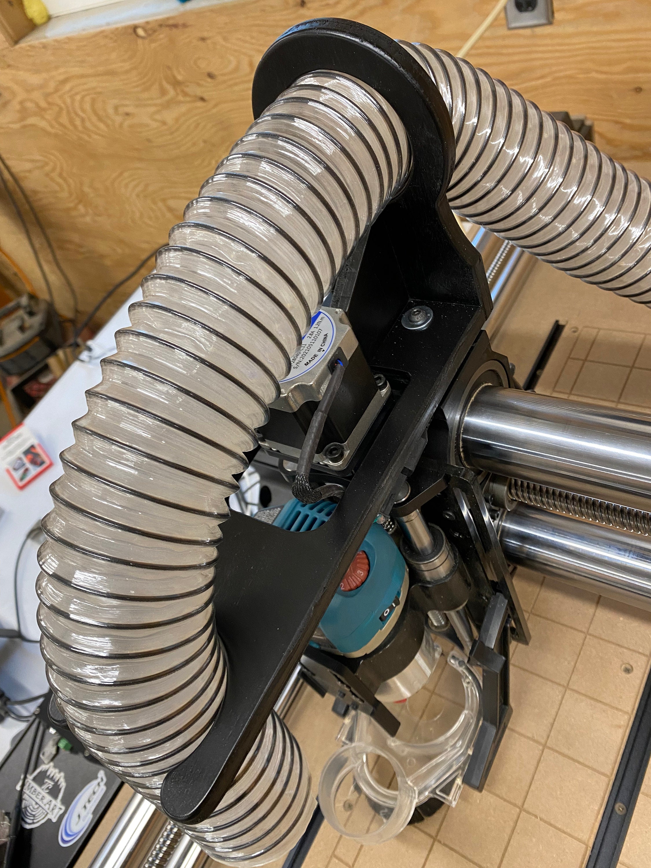Onefinity CNC 2.5 Dust Collection Hose Bracketdigital Etsy