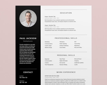 Creative Resume Template - Resume Template Instant Download - Resume Templates - Modern Resume Template - CV Template - CV Template Word