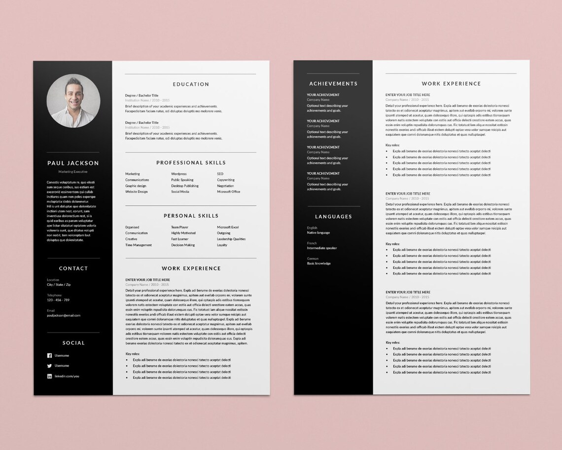 Creative Resume Template Resume - Il 1140xN.1777980429 Atek 