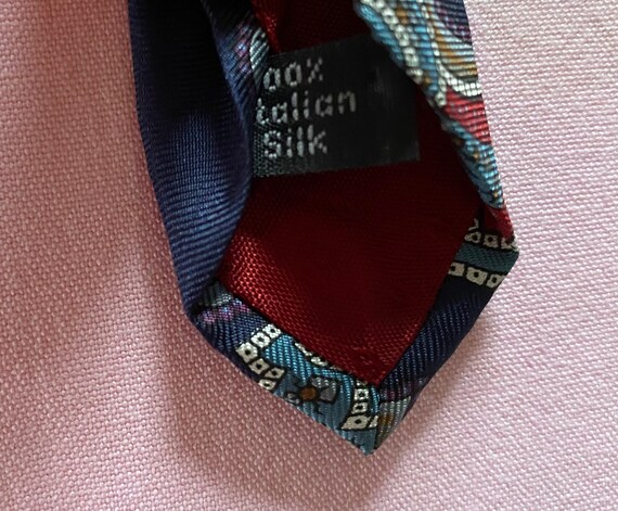100% Silk 4" Paisley Tie - image 2