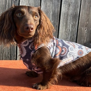 Dachshund Pullover Coat, Luxe Fleece