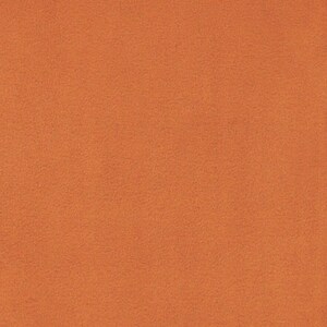 May include: A solid orange fabric with a slightly textured surface.