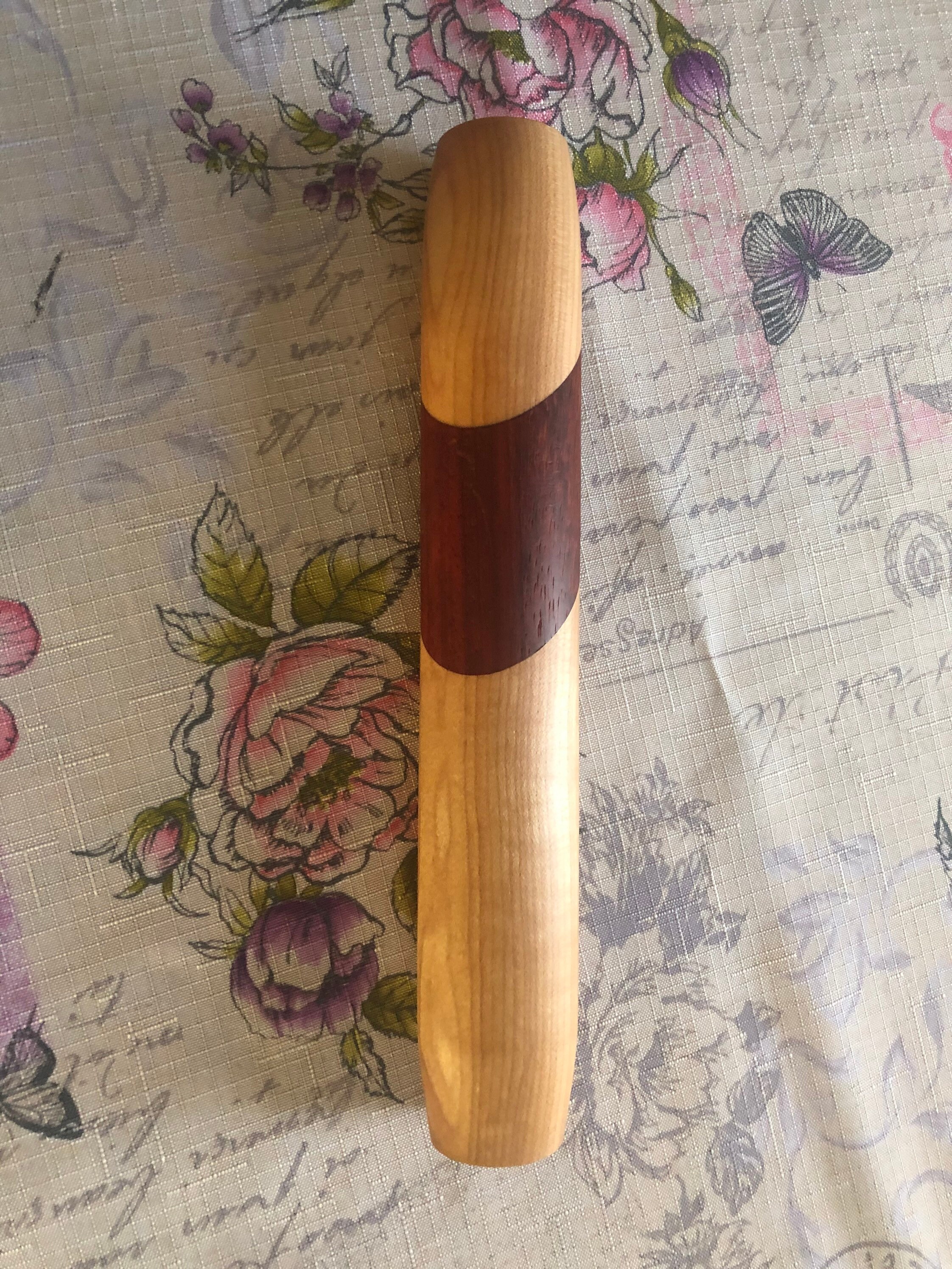 French rolling pin made from Padauk and Hard Maple. 10 x Etsy