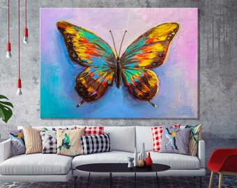 Butterfly Painting Etsy