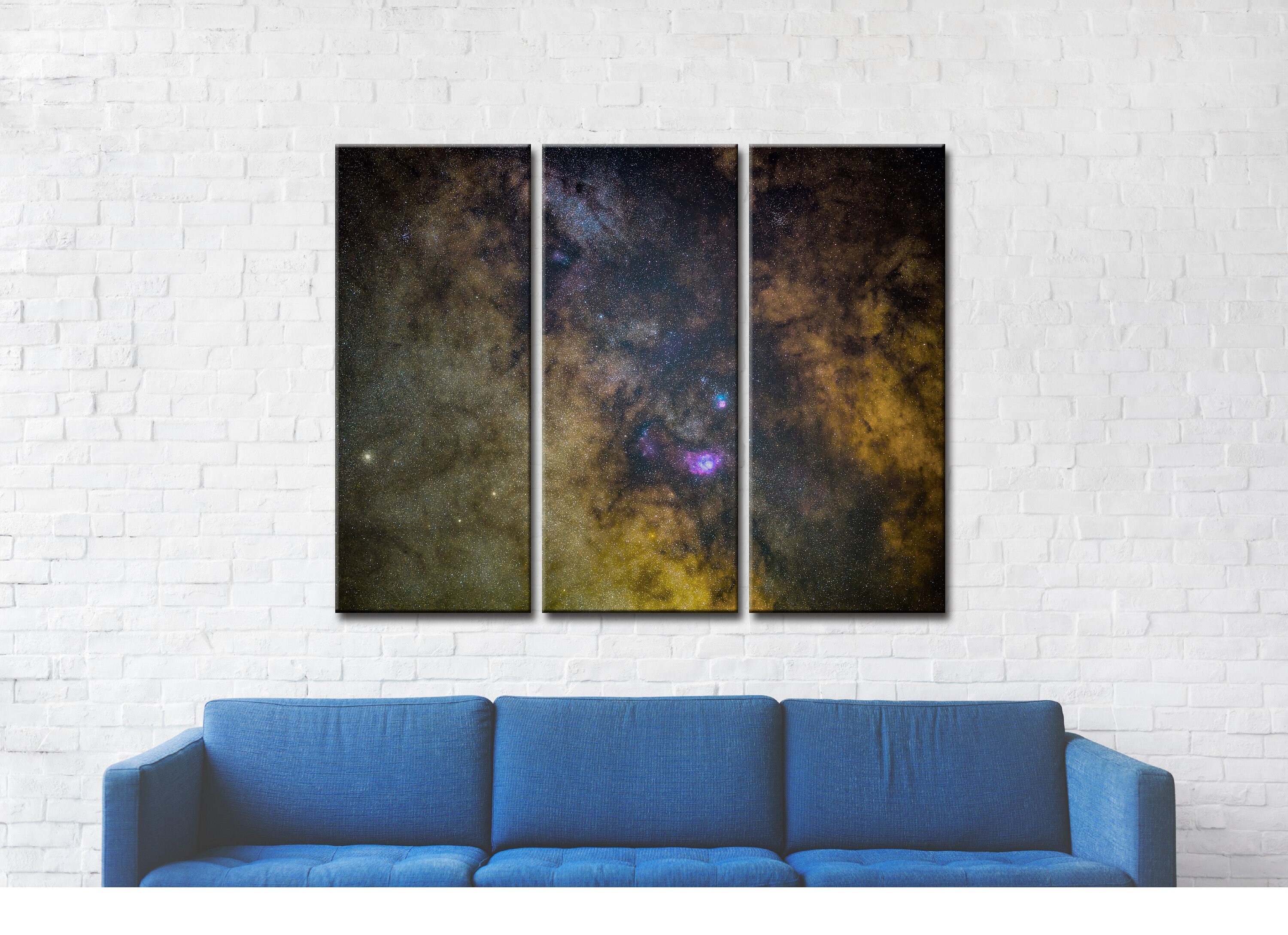 Nebula Bedruckte Leinwand Galaxie Wand dekor Space Wall Art | Etsy